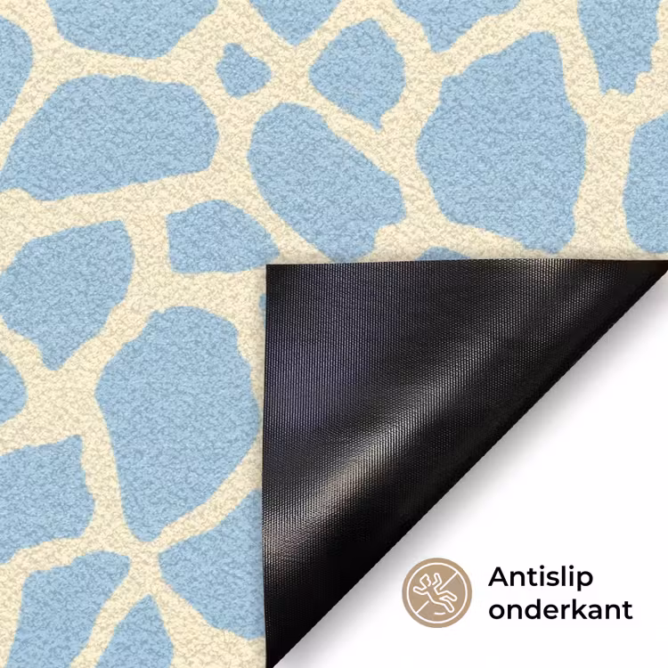 Giraf - Modern - Blauw Deurmat klein 898 -antislip_NL