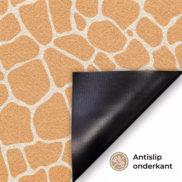 Giraf - Oranje - Patroon Deurmat klein 898 -antislip_NL