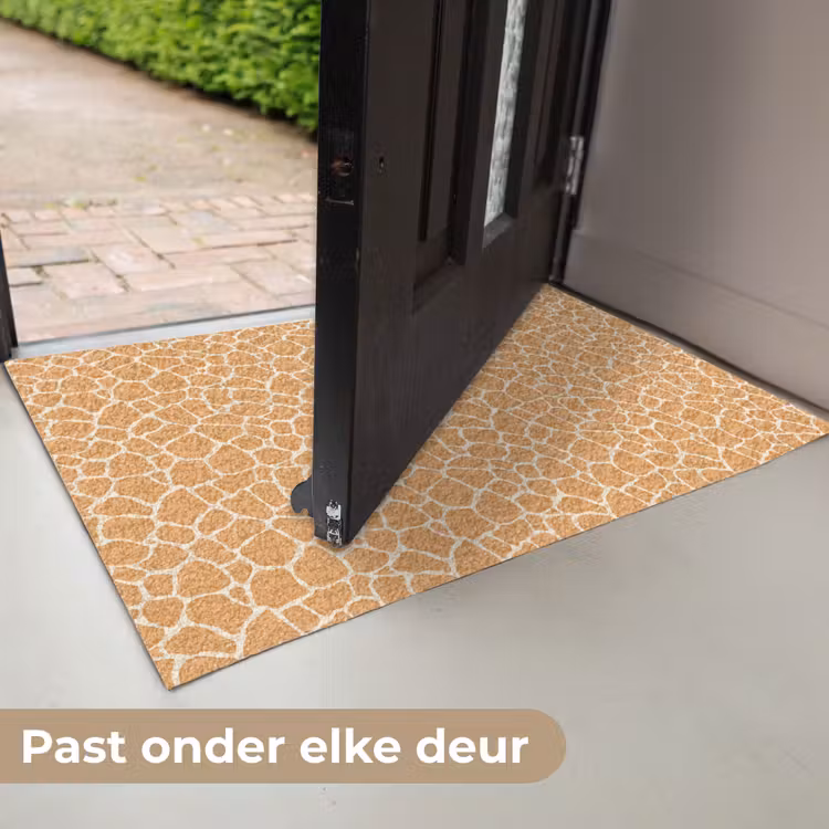 Giraf - Oranje - Patroon Deurmat klein 898 -USP_NL