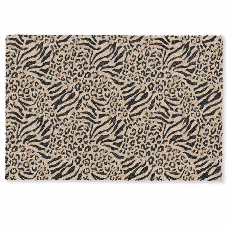 Giraf - Zebra - Motief - Bruin Deurmat klein 898 -zkaufland3d