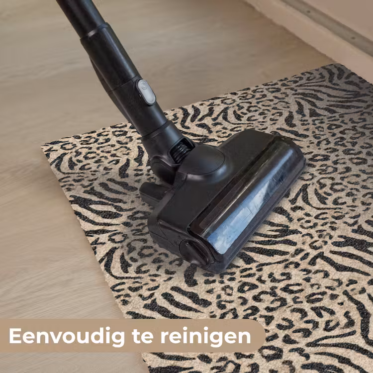 Giraf - Zebra - Motief - Bruin Deurmat klein 898 -reinigen_NL