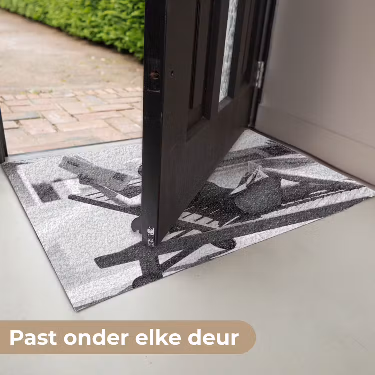 Glamour - Modern - Zwart - Wit Deurmat klein -USP_NL
