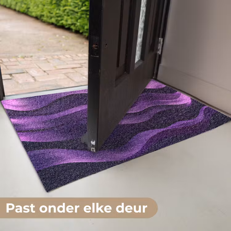 Golven - Abstract - Paars Deurmat klein -USP_NL