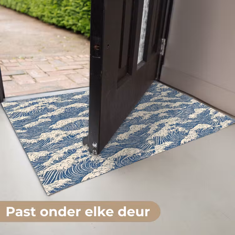 Golven - Klassiek - Blauw Deurmat klein 898 -USP_NL