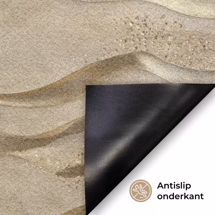 Golven - Patroon - Goud Deurmat klein 898 -antislip_NL