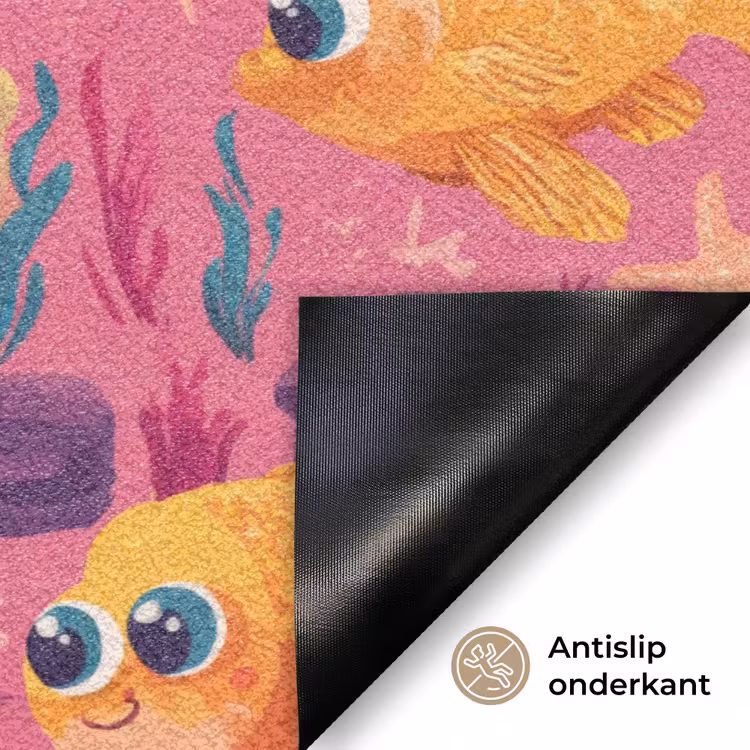 Goudvissen - Koraal - Kleurrijk Deurmat klein 898 -antislip_NL
