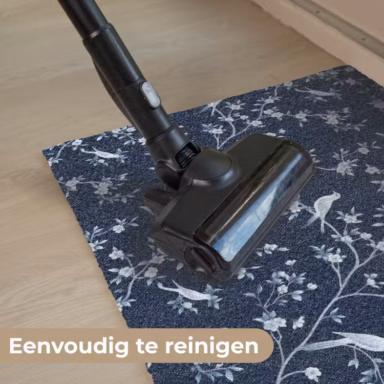 Grafisch - Bloesemtak - Blauw Deurmat klein 898 -reinigen_NL