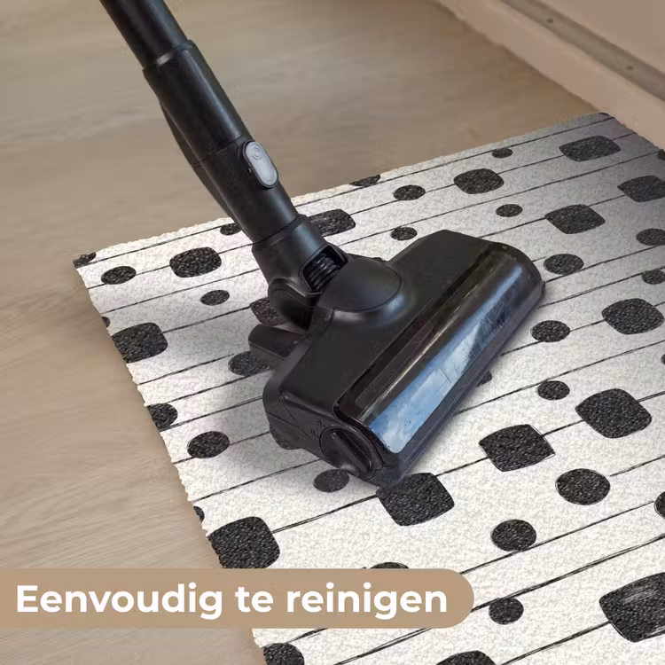 Grafisch - Modern - Zwart Deurmat klein 898 -reinigen_NL