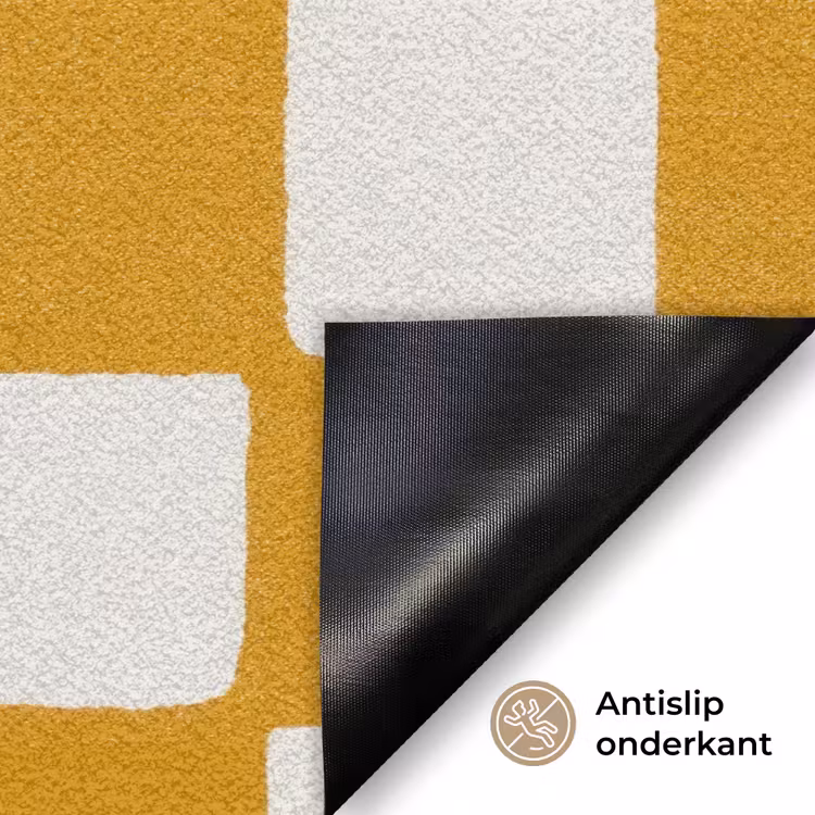 Grafisch - Patroon - Oker Deurmat klein 898 -antislip_NL