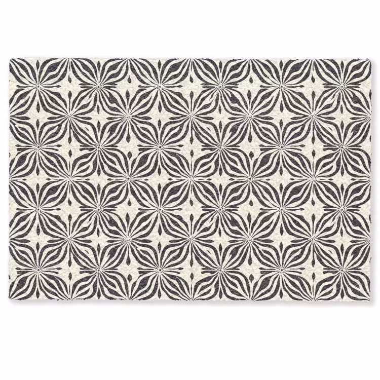 Grafisch - Patroon - Zwart Deurmat klein 898 -zkaufland3d