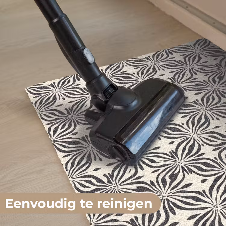 Grafisch - Patroon - Zwart Deurmat klein 898 -reinigen_NL