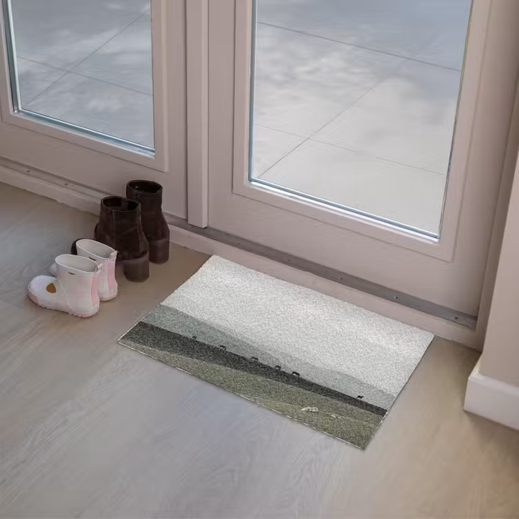 Grijs - Berg - Paarden Deurmat klein -sfeer3