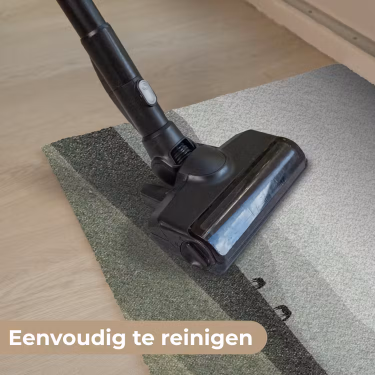 Grijs - Berg - Paarden Deurmat klein -reinigen_NL