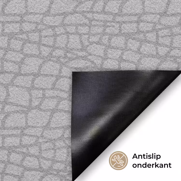 Grijs - Reptiel - Dier - Patroon Deurmat klein 898 -antislip_NL