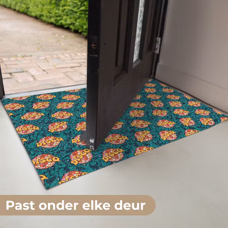 Groen - Disco - Patroon Deurmat klein 898 -USP_NL