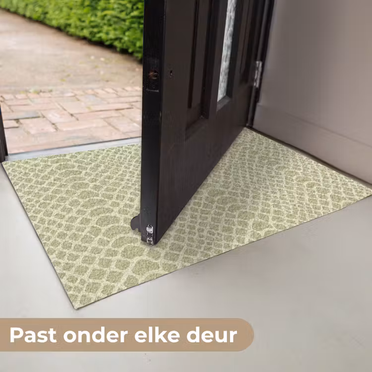 Groen - Patroon - Schubben Deurmat klein 898 -USP_NL