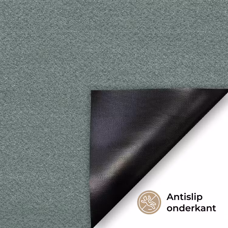 Groen - Zwart - Streep - Minimalistisch Deurmat klein -antislip_NL