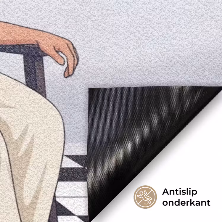 Half human, Half Coffee - Infuus - Koffie Deurmat klein -antislip_NL