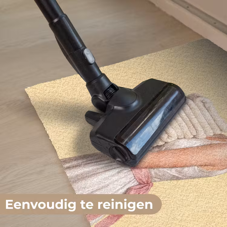 Handdoeken - Vrouw - Jurk - Roze Deurmat klein -reinigen_NL