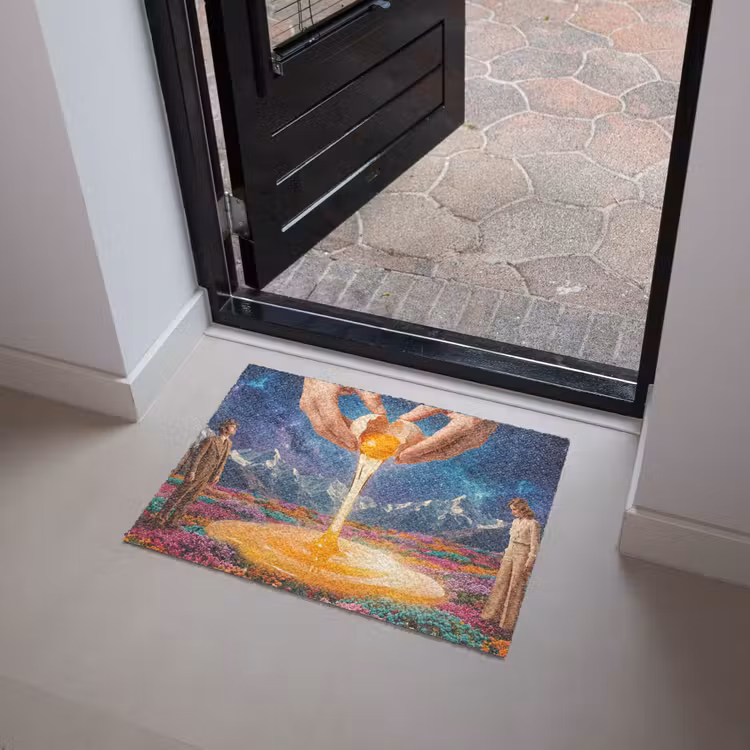 Deurmat - Handen - Ei - Surrealisme - Handen - Ei - Surrealisme Deurmat klein