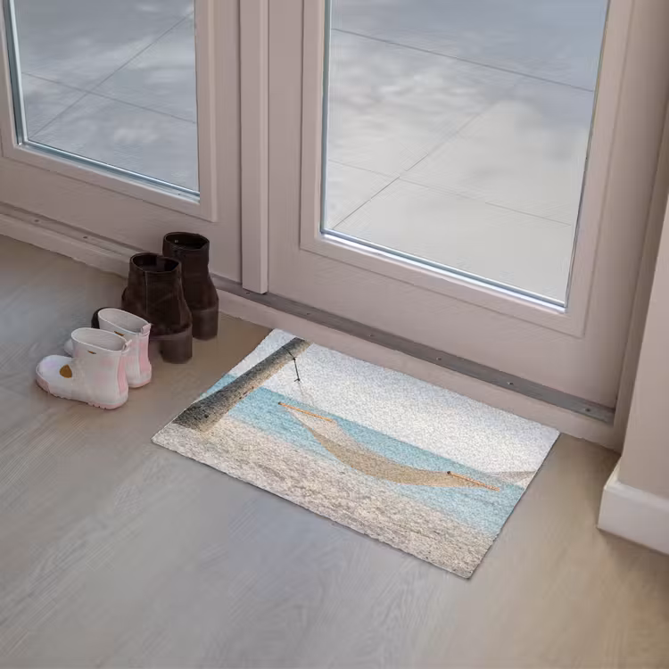 Hangmat - Strand - Wit Deurmat klein -sfeer3