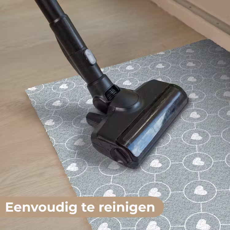 Hartjes - Wit - Rond - Patroon Deurmat klein 898 -reinigen_NL