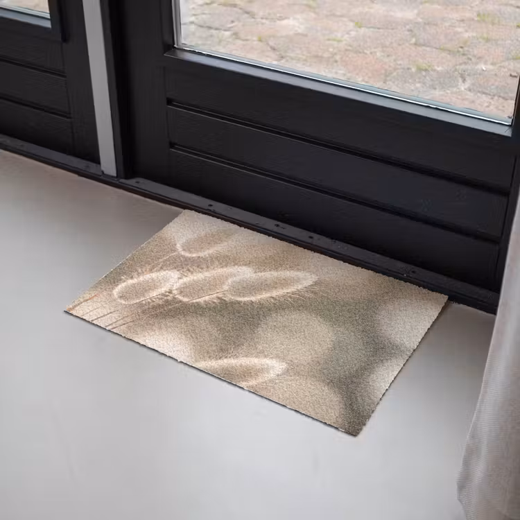 Hazestaartgras - Wit - Zonlicht Deurmat klein -sfeer2