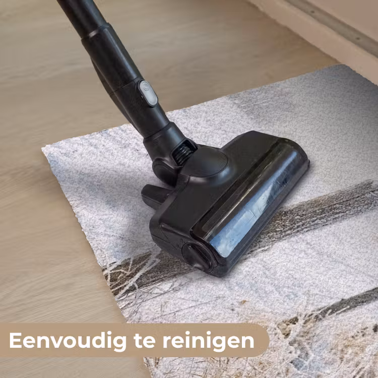 Hek - Sneeuw - Mist - Platteland - Nostalgisch Deurmat klein -reinigen_NL