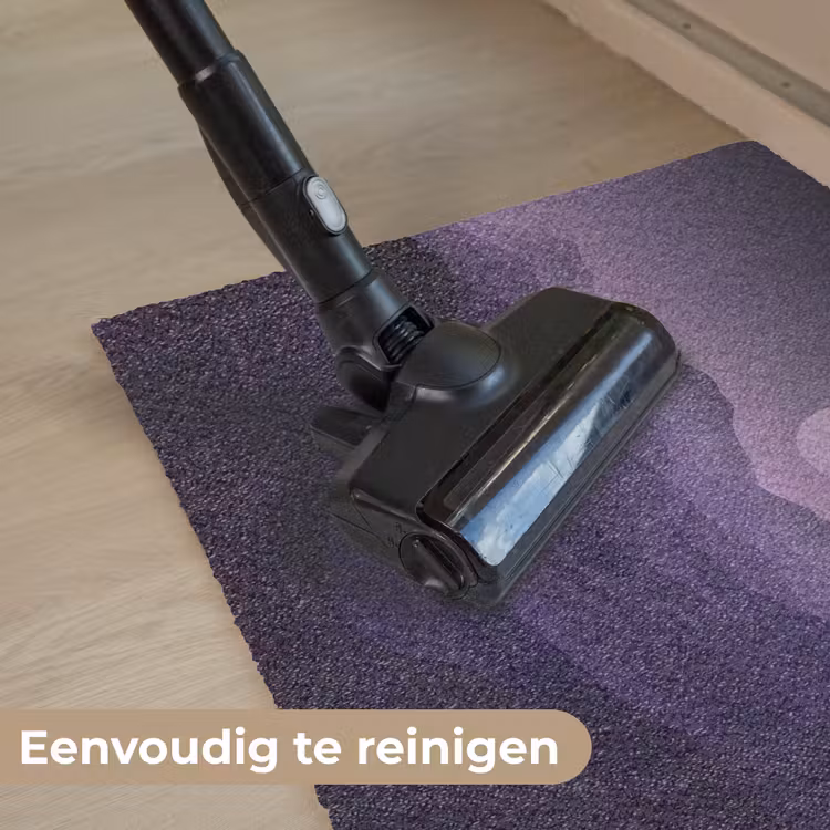 Heuvels - Paars - Mist - Zon Deurmat klein -reinigen_NL
