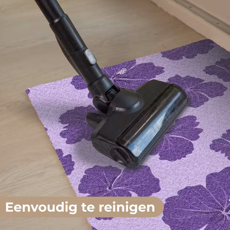 Hibiscus - Bloemen - Paars Deurmat klein 898 -reinigen_NL