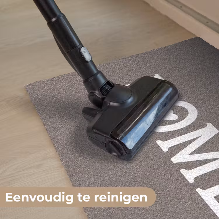 Home - Tekst - Taupe Deurmat klein -reinigen_NL