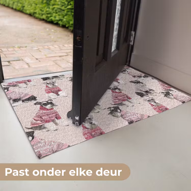 Honden - Truien - Rood Deurmat klein 898 -USP_NL