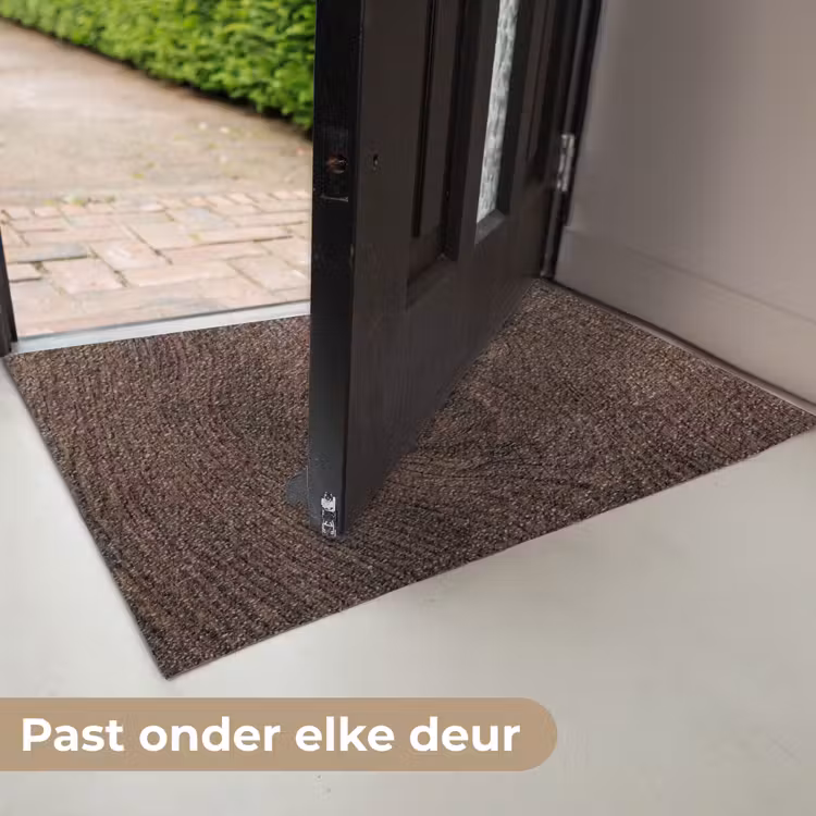 Houtnerf - Textuur - Patroon - Bruin - Rustiek Deurmat klein -USP_NL