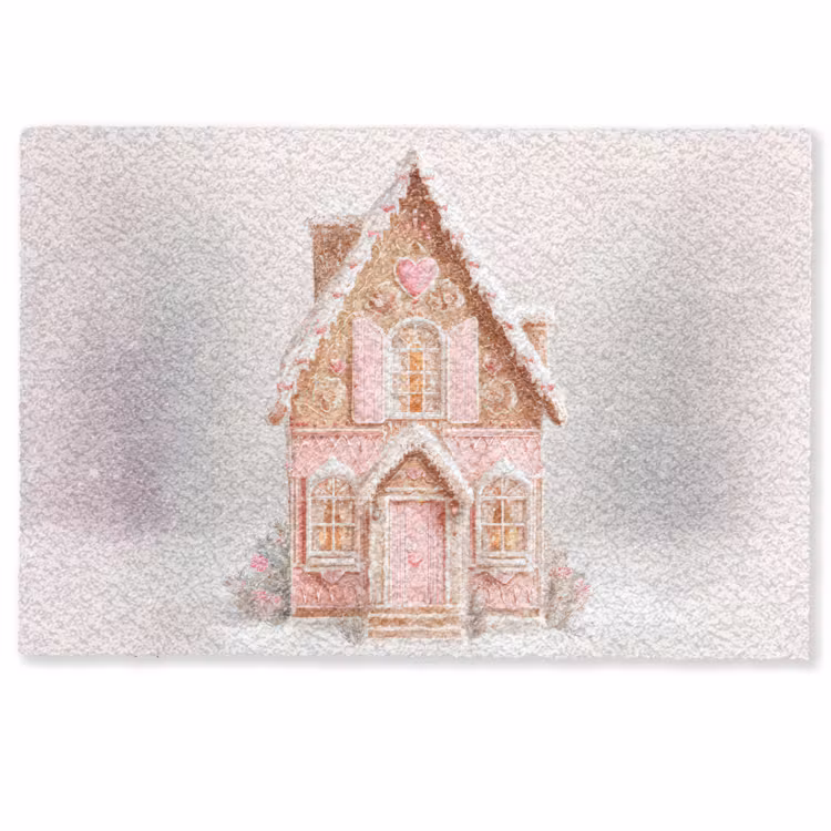 Huisje - Suiker - Pastel Deurmat klein -zkaufland3d