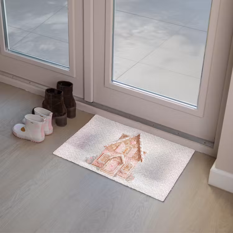 Huisje - Suiker - Pastel Deurmat klein -sfeer3