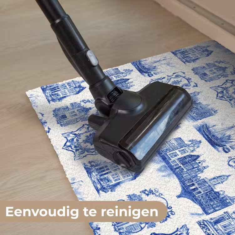 Huizen - Schepen - Blauw Deurmat klein 898 -reinigen_NL