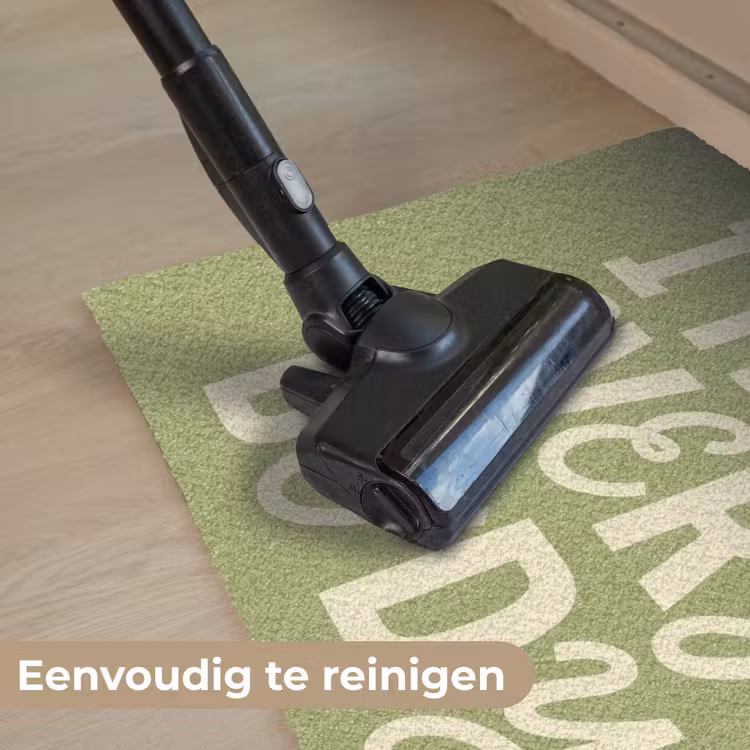 I hate everybody - Groen - Retro Deurmat klein -reinigen_NL
