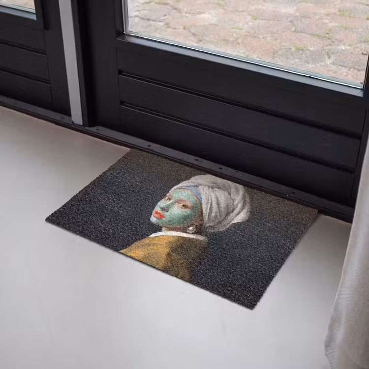 Iconisch - Modern - Kleurrijk Deurmat klein -sfeer2