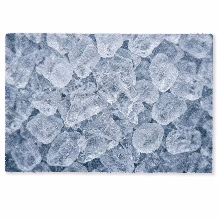 Ijsblokjes - Water - Blauw Deurmat klein -zkaufland3d