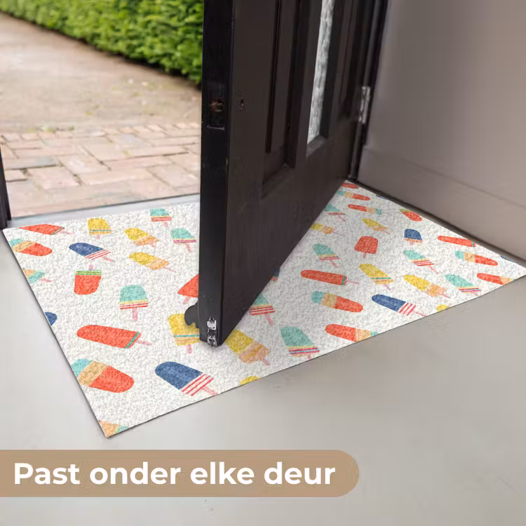 IJsjes - Speels - Kleurrijk Deurmat klein 898 -USP_NL