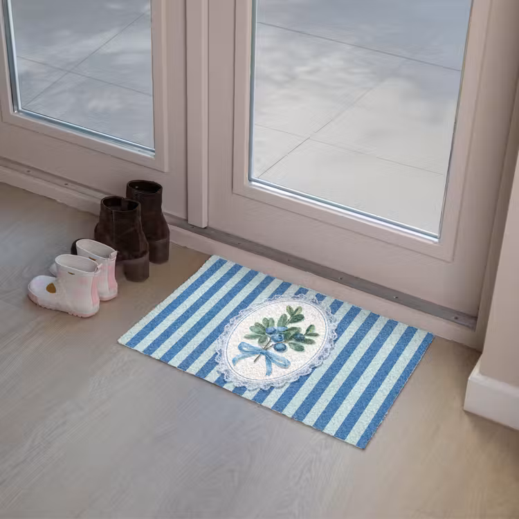 Illustratie - Bessen - Blauw - Strepen Deurmat klein -sfeer3