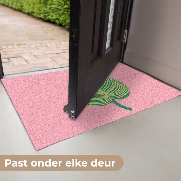 Illustratie - Blad - Minimalistisch - Groen Deurmat klein -USP_NL
