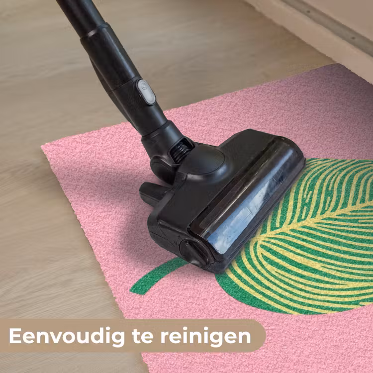 Illustratie - Blad - Minimalistisch - Groen Deurmat klein -reinigen_NL