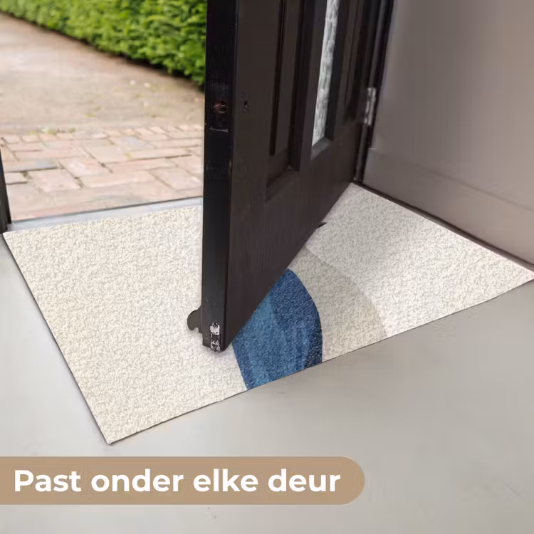 Illustratie - Blauw - Vogel Deurmat klein -USP_NL