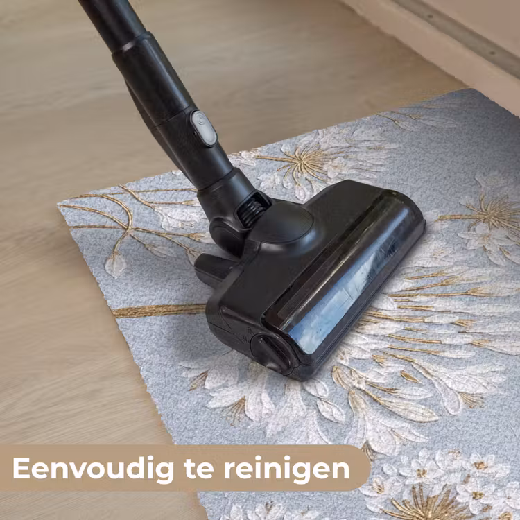 Illustratie - Bloemen - Blauw Deurmat klein -reinigen_NL