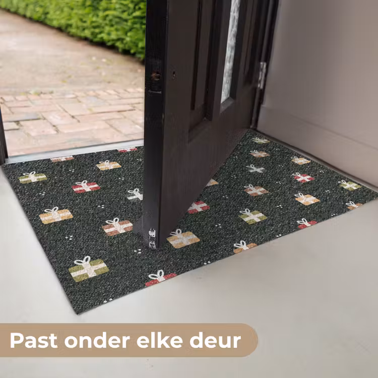 Illustratie - Cadeaus - Groen Deurmat klein 898 -USP_NL