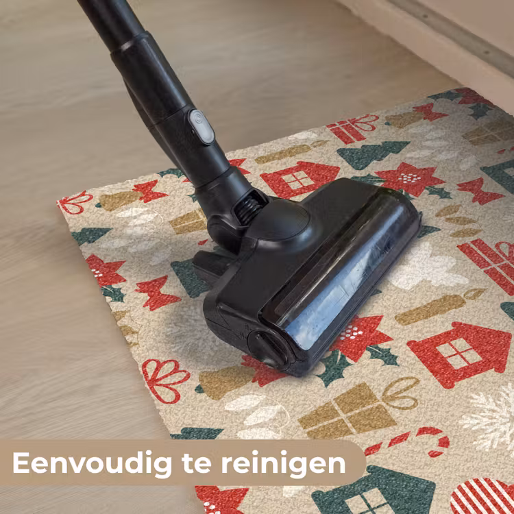 Illustratie - Kerst - Beige Deurmat klein 898 -reinigen_NL