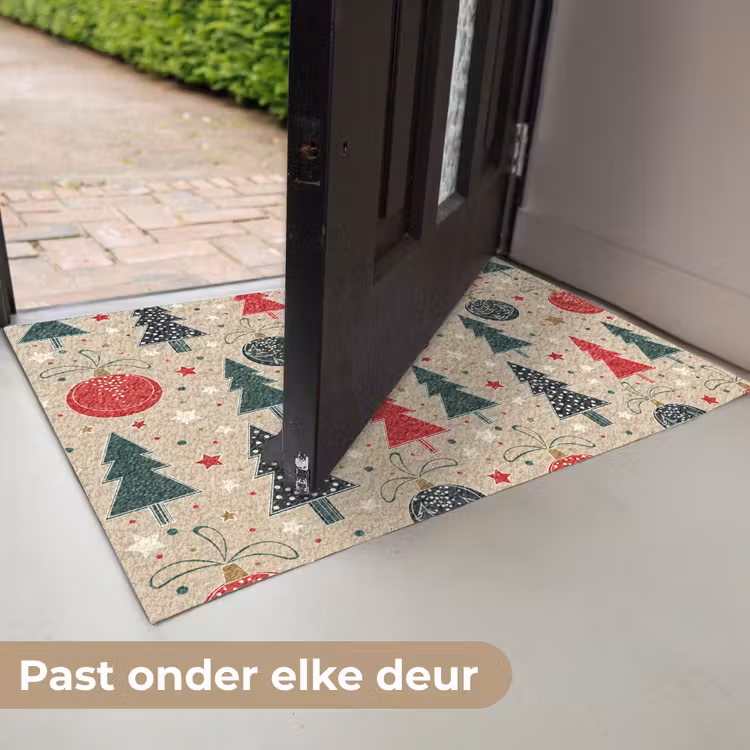 Illustratie - Kerst - Sterren Deurmat klein 898 -USP_NL