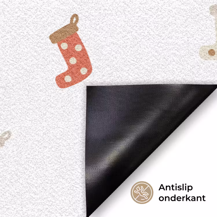 Illustratie - Kerstsokken - Wit Deurmat klein 898 -antislip_NL