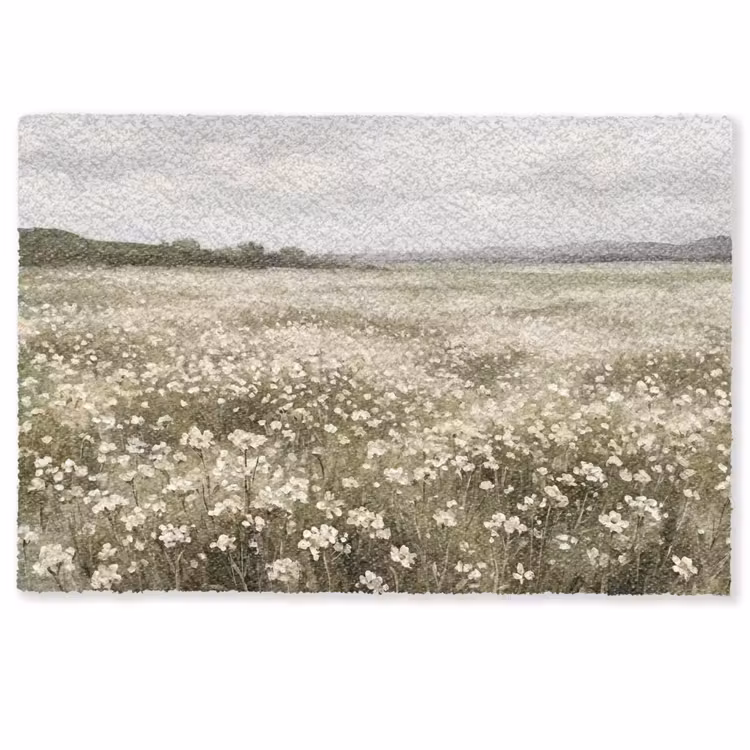 Illustratie - Landschap - Wit Deurmat klein -zkaufland3d